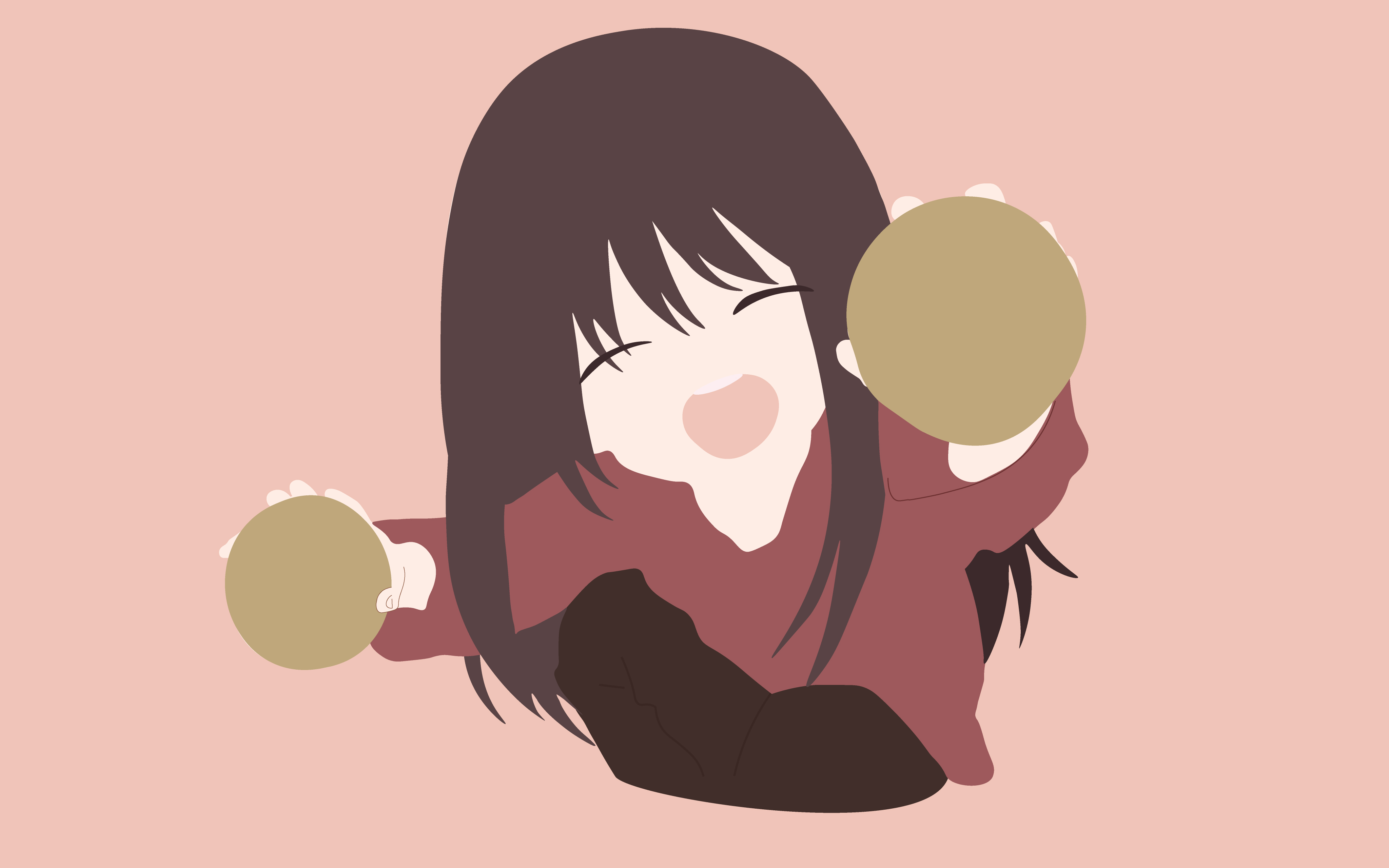 Made A Minimalist Vector Of Rin From Shelter - Cartoon , HD Wallpaper & Backgrounds