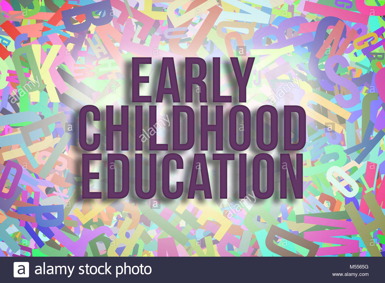 Early Childhood Education, Colorful Alphabets Letters - Early Childhood Word , HD Wallpaper & Backgrounds