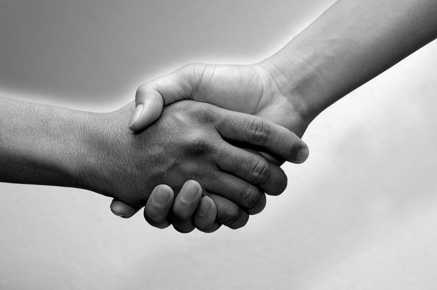 Today, On Handshake - Handshake Black And White , HD Wallpaper & Backgrounds