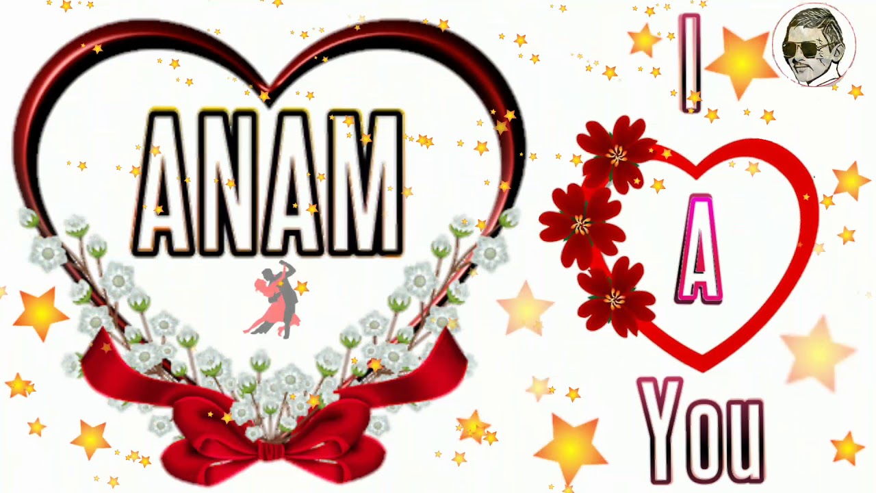 Anam Name Romantic Love Whatsapp Status Female Version - Transparent Background Heart Frame Png , HD Wallpaper & Backgrounds