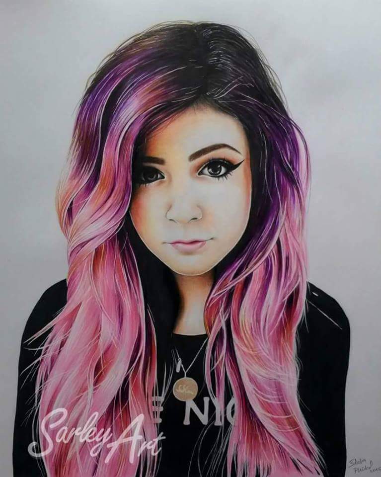 Alternative, Amazing, Drawing, Dyed Hair, Pink Hair, - Chrissy Costanza Pink Hair , HD Wallpaper & Backgrounds