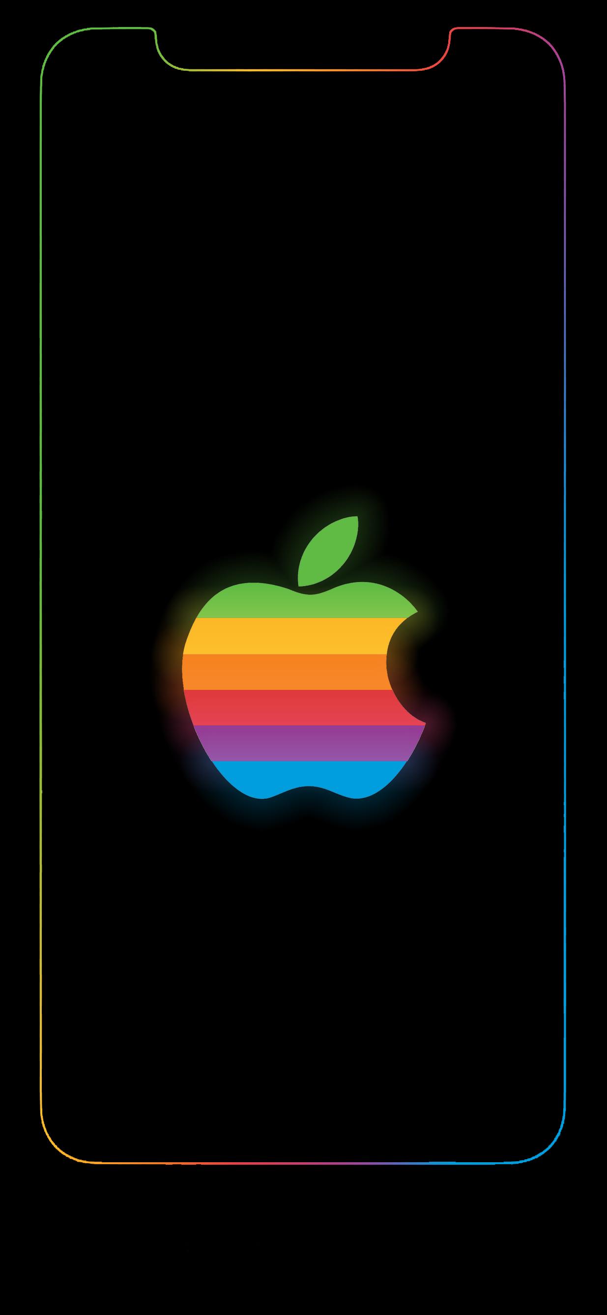 Apple Logo Wallpaper - Apple Logo Iphone Xs Max , HD Wallpaper & Backgrounds