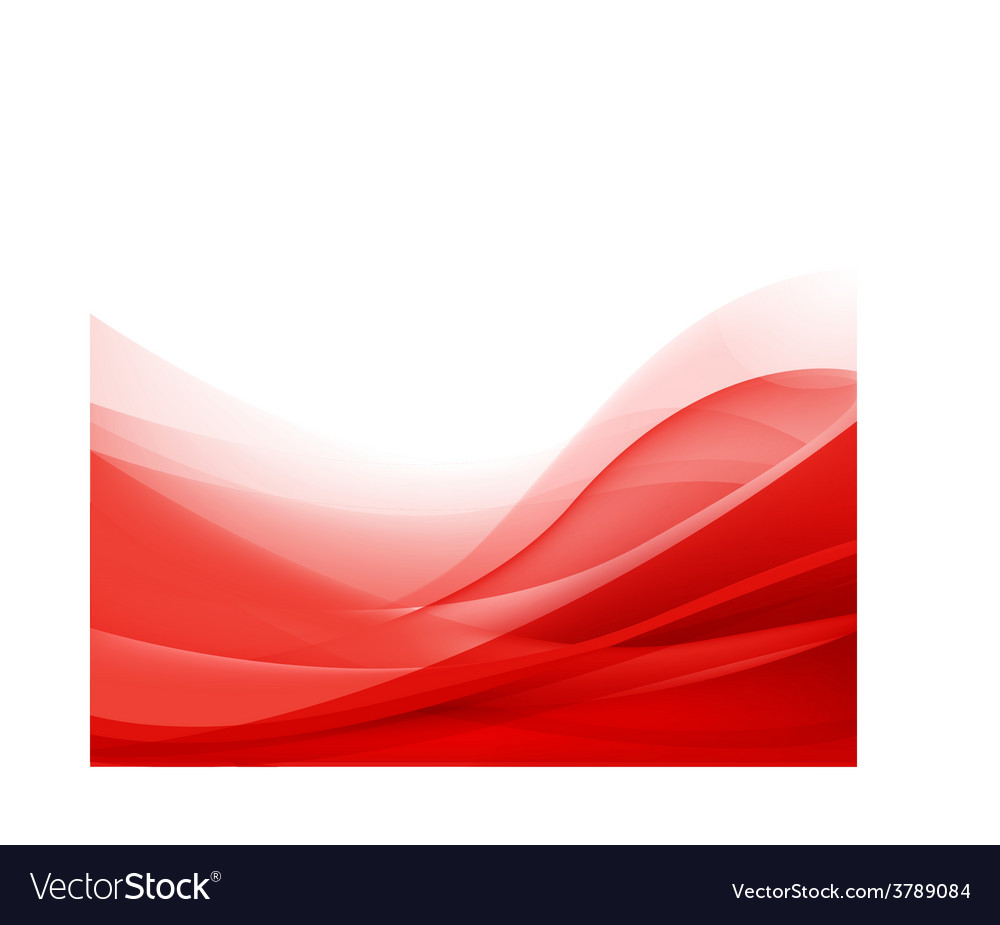 Abstract Red Wavy Background Wallpaper Vector Image - Red Background Design Vector , HD Wallpaper & Backgrounds
