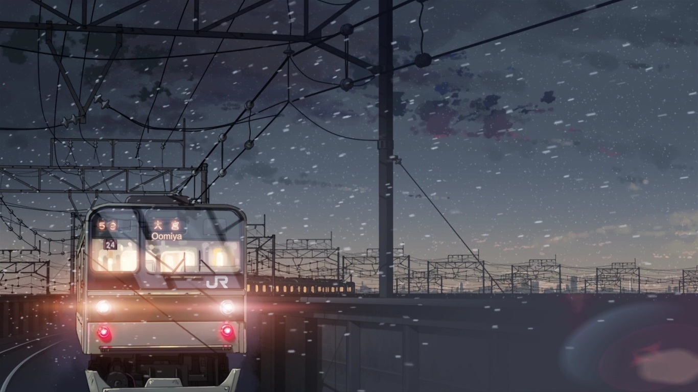 About This Wallpaper - 5 Centimeters Per Second Train , HD Wallpaper & Backgrounds