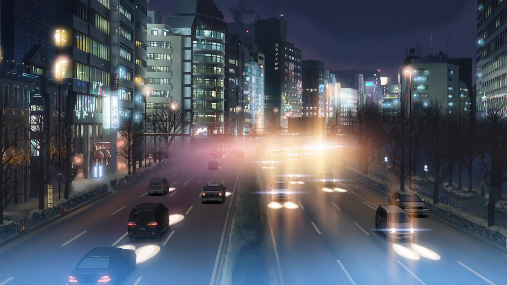 Wallpaper - 5 Centimeters Per Second City Gif , HD Wallpaper & Backgrounds