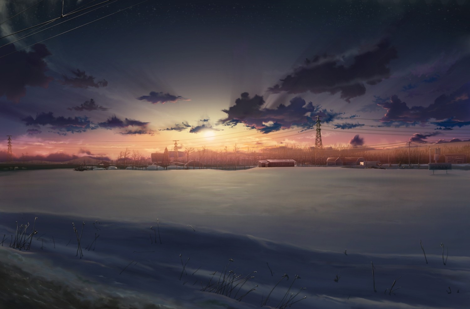 Load 141 More Imagesgrid View - Watching The Stars Anime , HD Wallpaper & Backgrounds