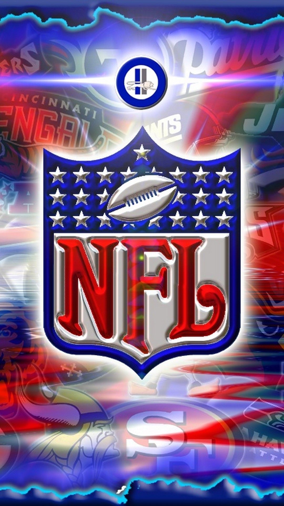 Nfl Iphone 8 Wallpaper - Nfl Old And New Logo , HD Wallpaper & Backgrounds
