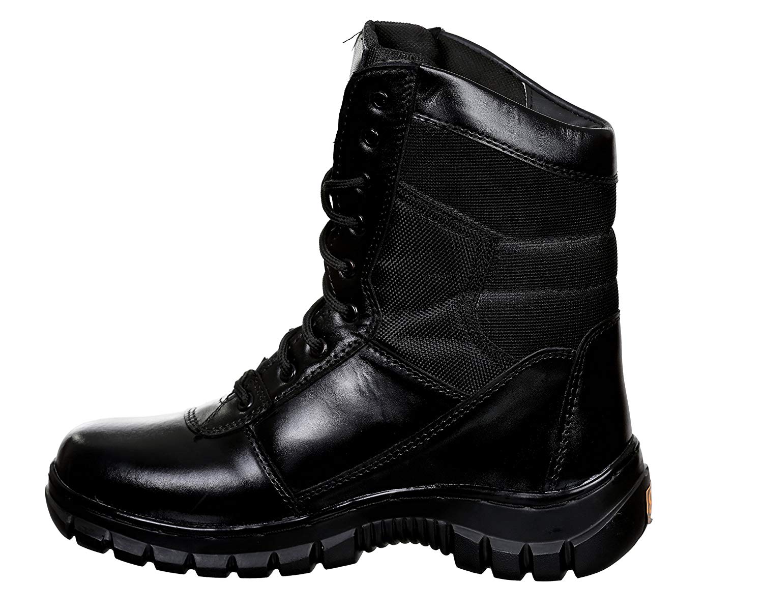 Ssg Men's Black Leather Commando Boots -6 Uk - Work Boots , HD Wallpaper & Backgrounds