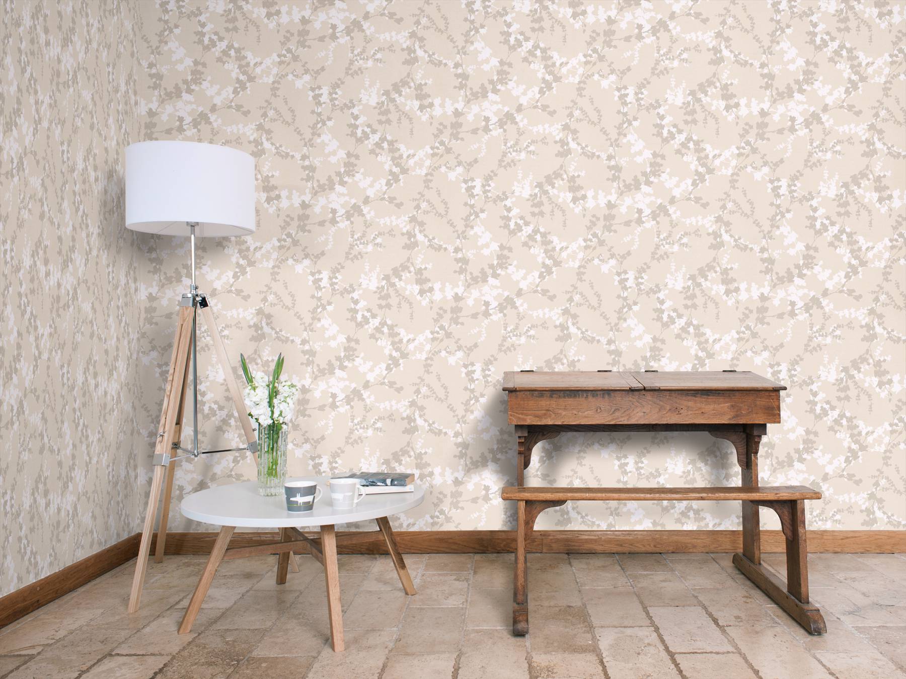 Hawthorn Roomset Image - Ralph Lauren Fern Toile , HD Wallpaper & Backgrounds