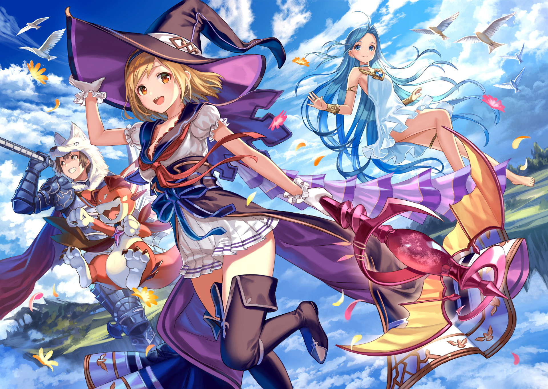 Hd Wallpaper - Granblue Fantasy , HD Wallpaper & Backgrounds