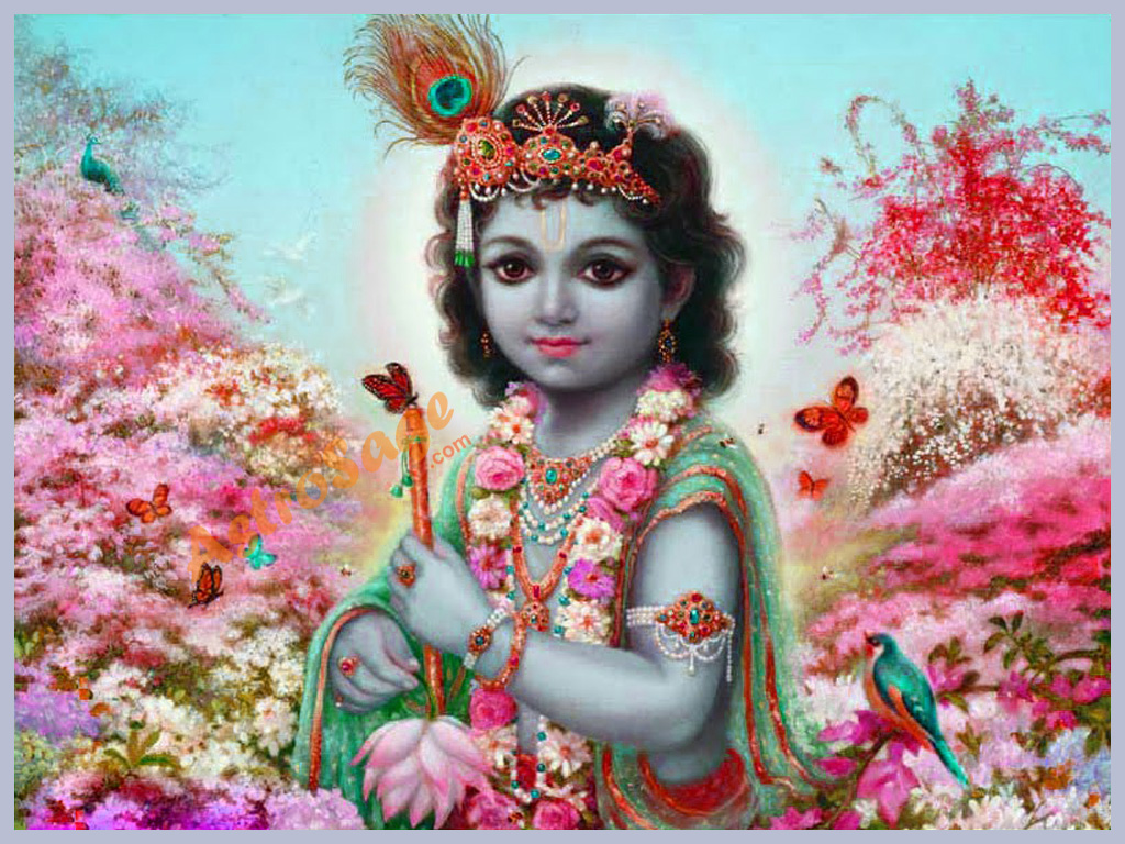 Download Krishna Wallpapers - Lord Krishna , HD Wallpaper & Backgrounds