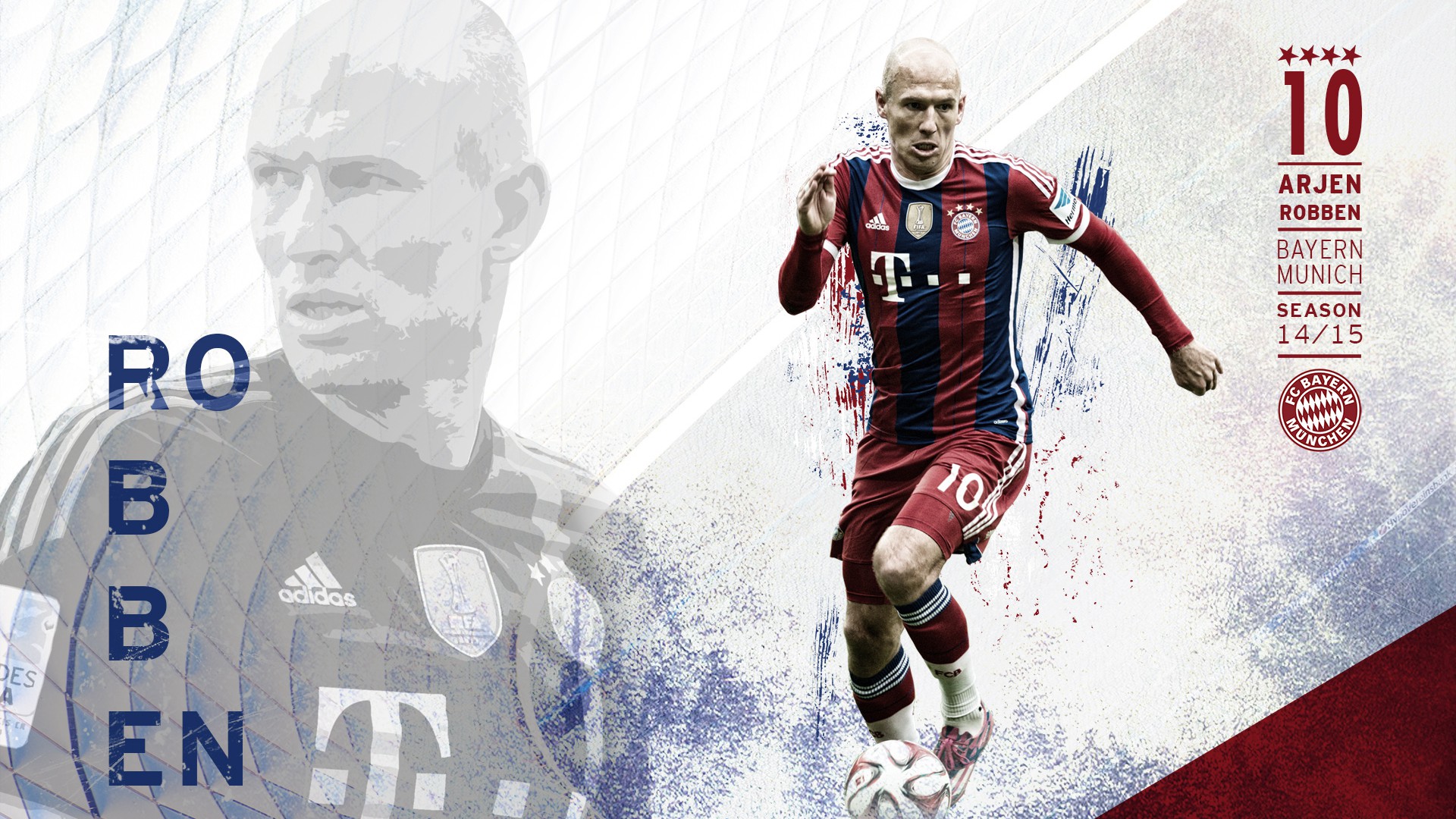 Arjen Robben 2015 Fc Bayern Munich Wallpapers - Bayern Munchen Wallpapers 4k , HD Wallpaper & Backgrounds