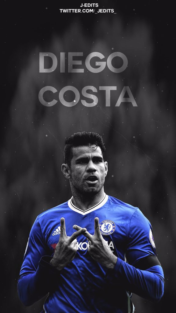 Absolute Chelsea - Diego Costa Wallpaper For Mobile , HD Wallpaper & Backgrounds