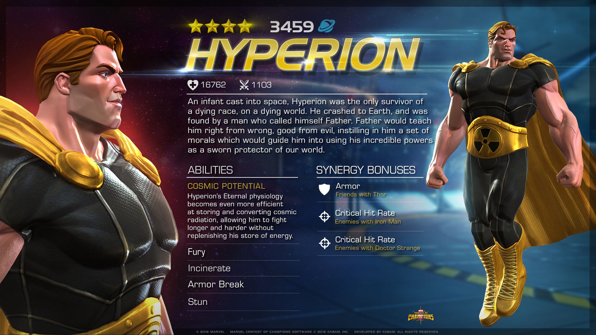 0 - Marvel Contest Of Champions Hyperion , HD Wallpaper & Backgrounds