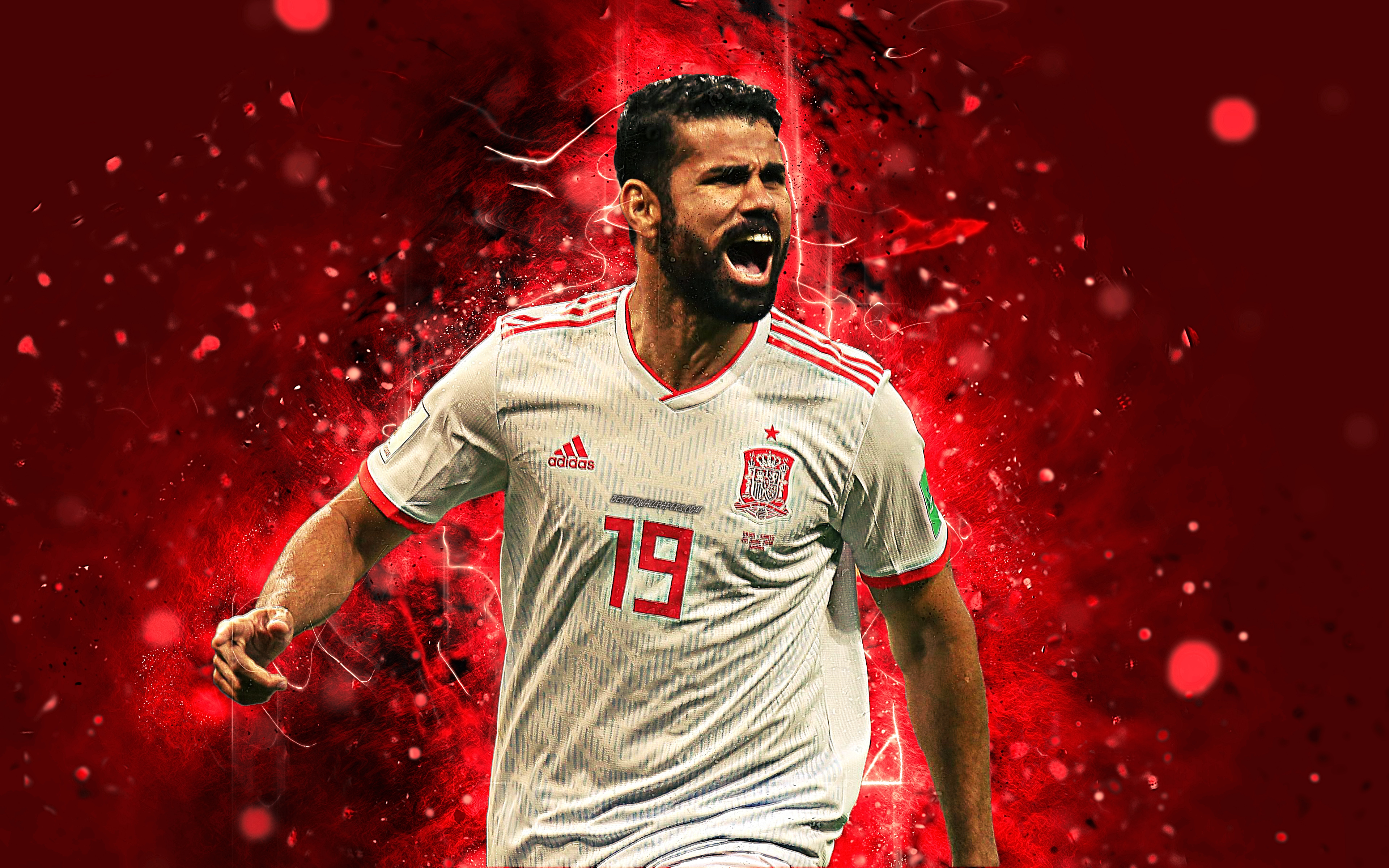Diego Costa, 4k, Abstract Art, Spain National Team, - Diego Costa Wallpaper Spain , HD Wallpaper & Backgrounds