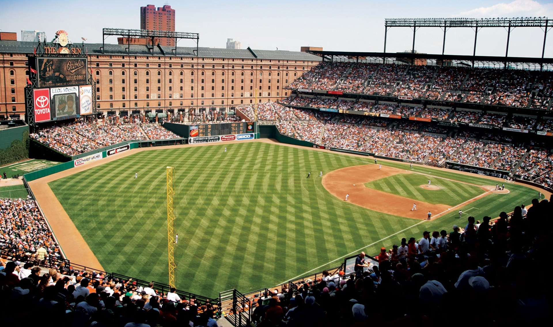 Baltimore Orioles High Quality Wallpapers - Oriole Park At Camden Yards , HD Wallpaper & Backgrounds