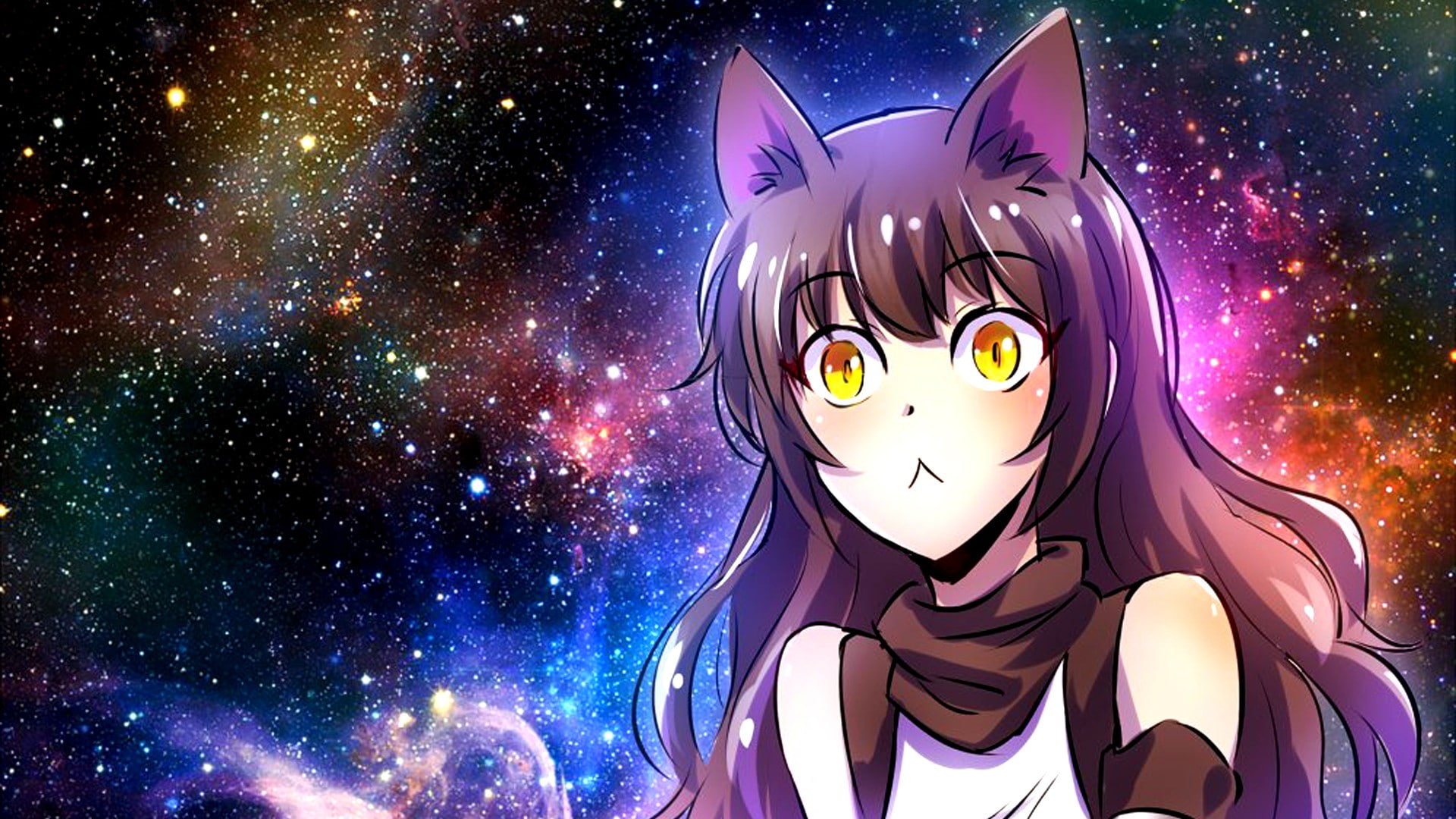 Anime Girls, Blake Rwby, Blake Belladonna, Cat Girl, - Blake Belladonna , HD Wallpaper & Backgrounds