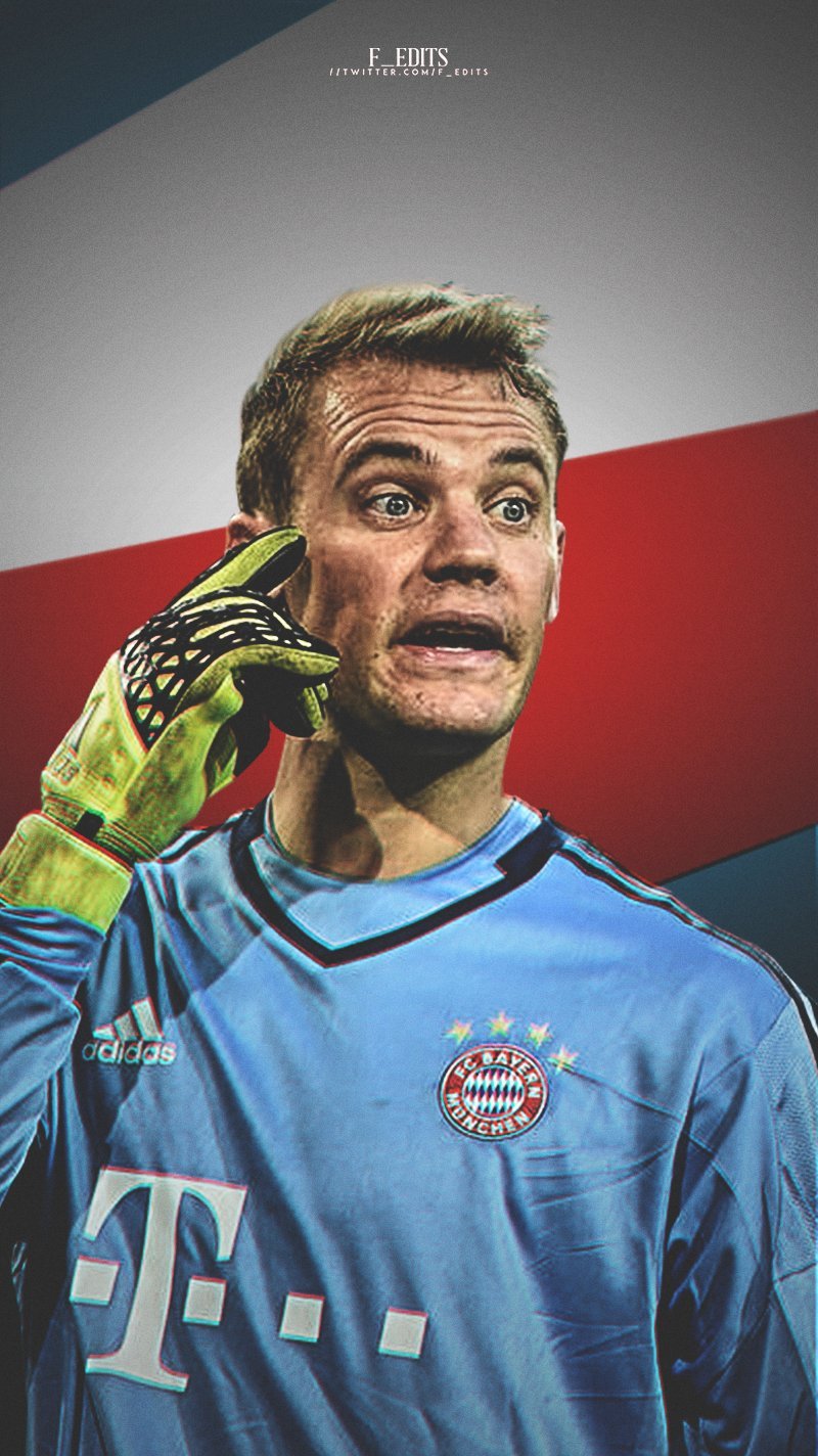 Uefa Team Of The Year - Manuel Neuer Hd Iphone , HD Wallpaper & Backgrounds
