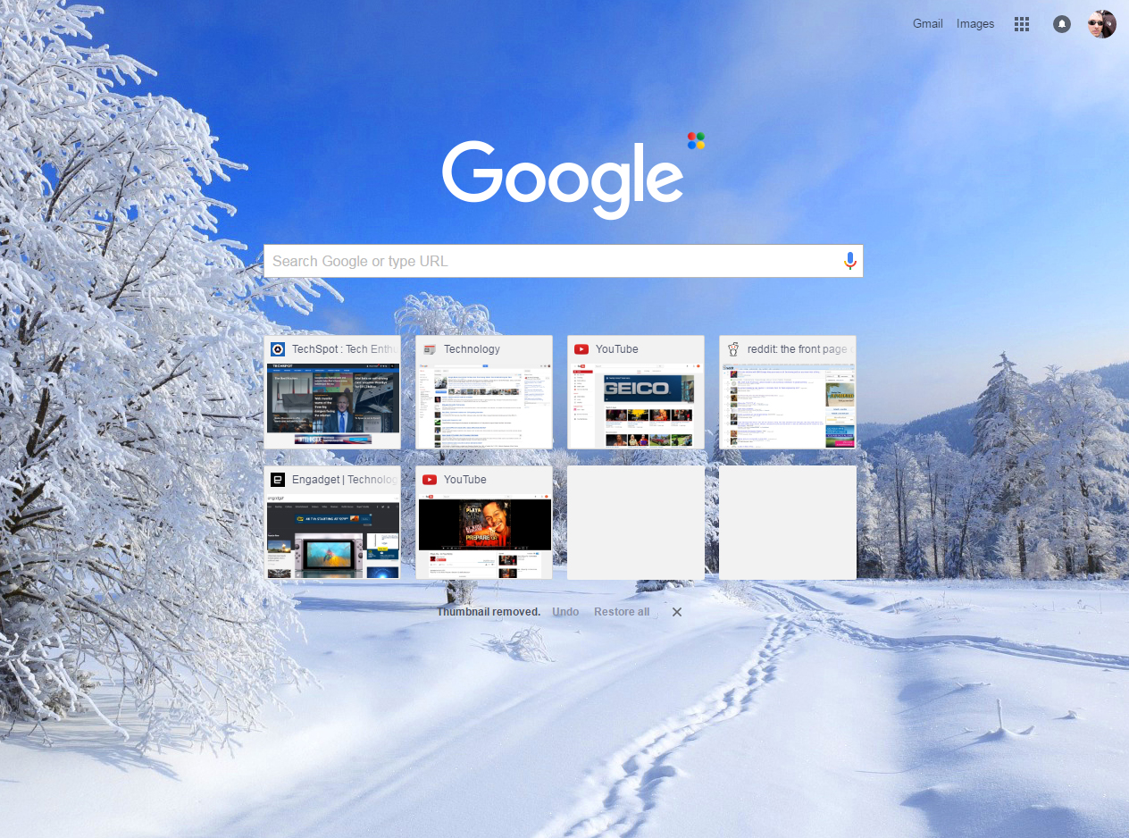 I'm A Bit Surprised That Google Hasn't Baked More Customization - Imagini De Iarna De Fundal , HD Wallpaper & Backgrounds