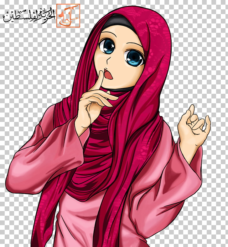 Temporary Muslim Cartoon Islam, Muslim Girl Png Clipart - Muslim Cartoon , HD Wallpaper & Backgrounds