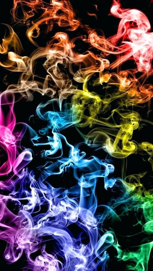 Smoke Iphone Wallpaper Cool Colorful Smoke Wallpapers - Iphone Cool Wallpaper For Girls , HD Wallpaper & Backgrounds