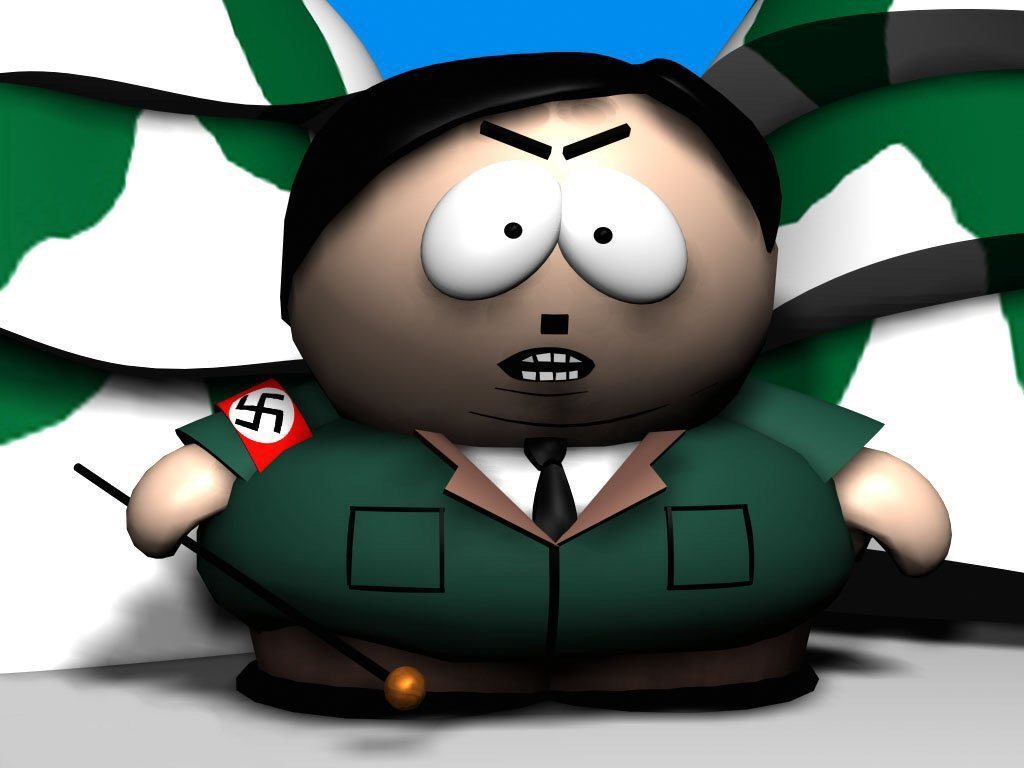 Cartman - Gay Adolf Hitler Cartoon , HD Wallpaper & Backgrounds