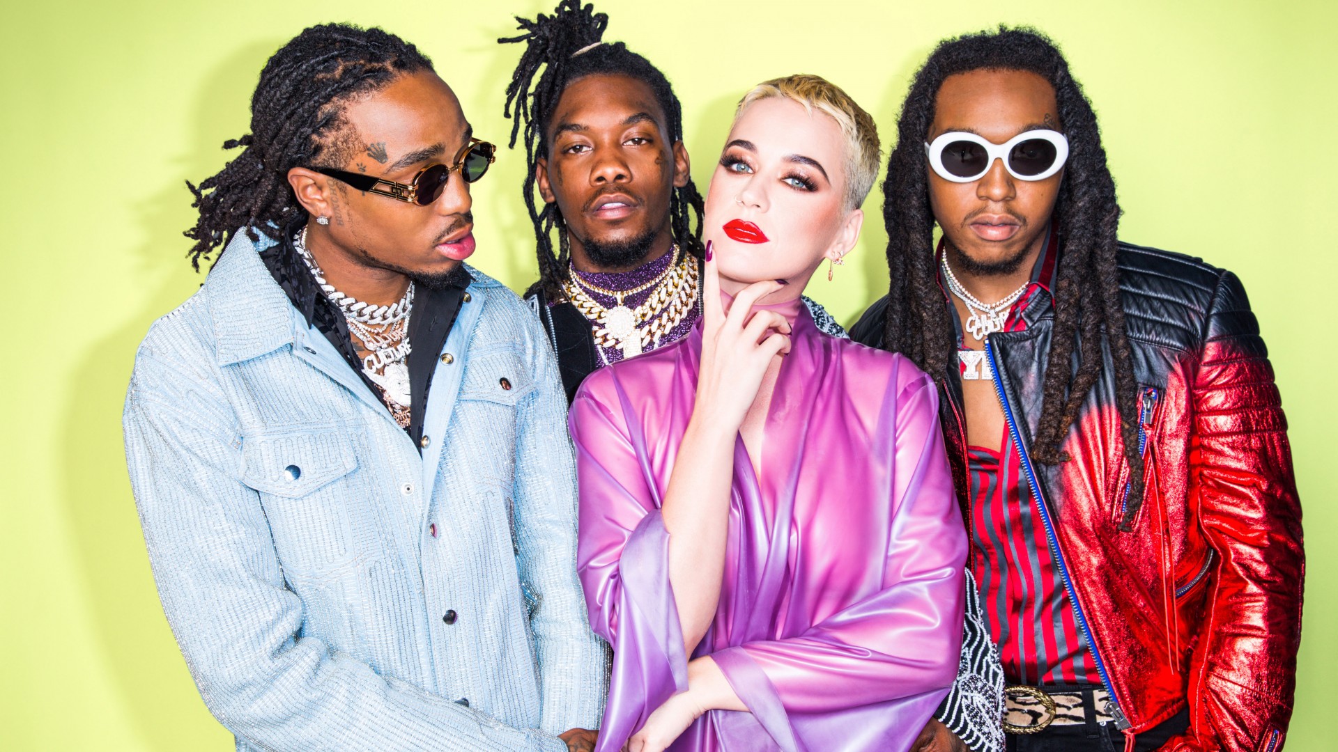 Katy Perry Bon Appetit Ft Migos Wallpaper - Migos And Katy Perry , HD Wallpaper & Backgrounds