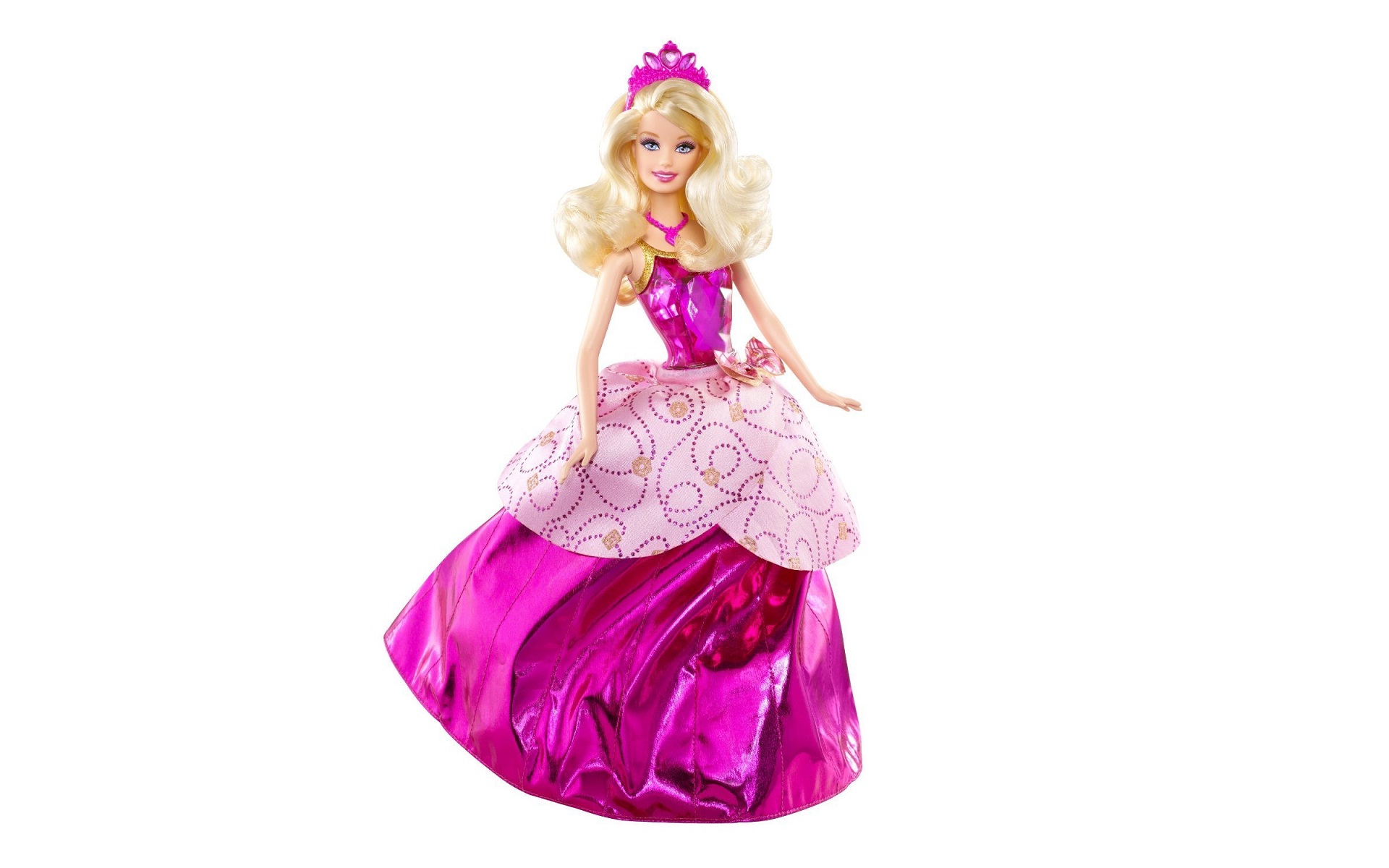 Barbie Doll Pink Dress Angel - Barbie Princess Charm School Doll , HD Wallpaper & Backgrounds