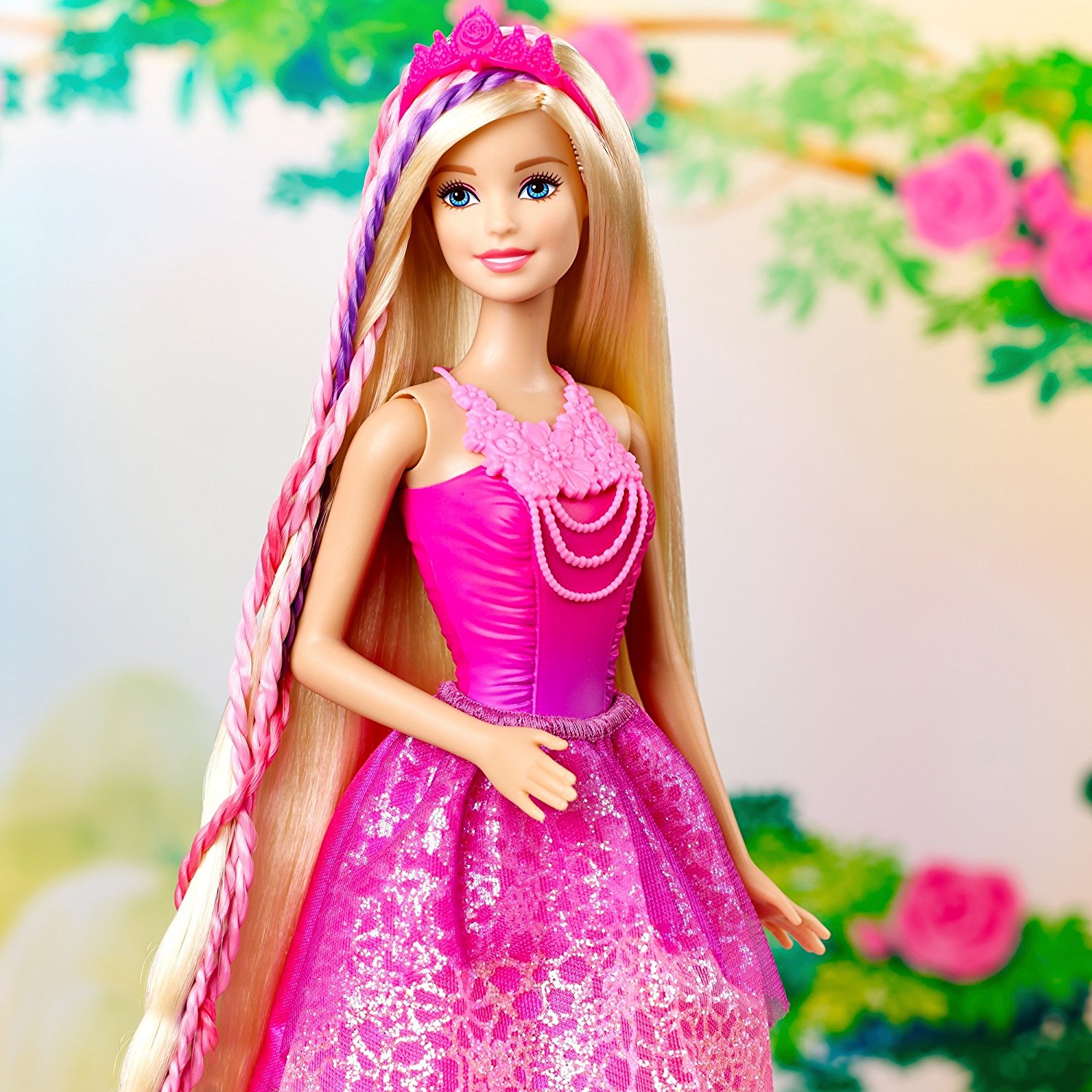 Buy Barbie Endless Hair Kingdom Snap N Style Princess صور عن