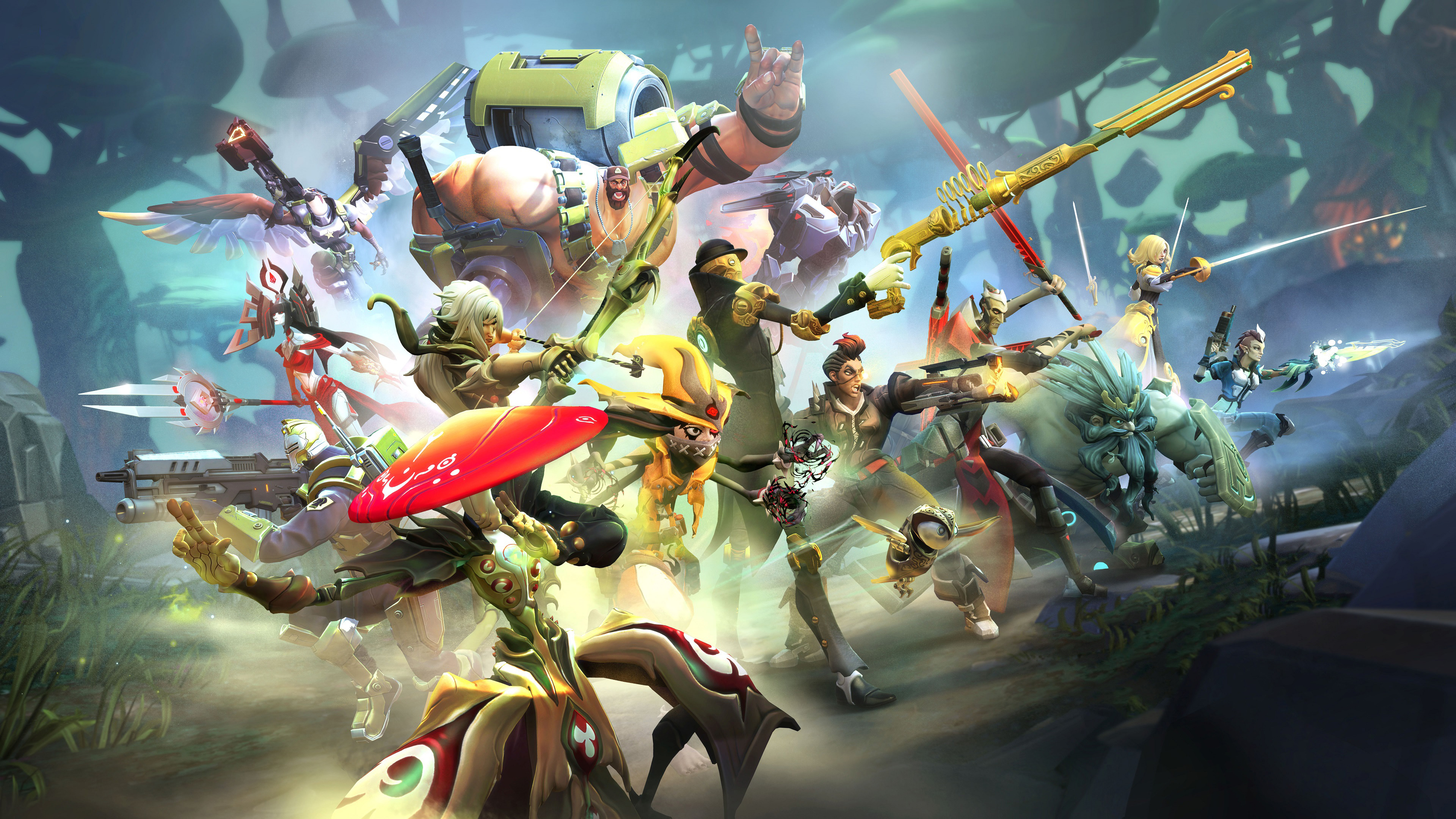 Battle Battleborn - 2k Games , HD Wallpaper & Backgrounds