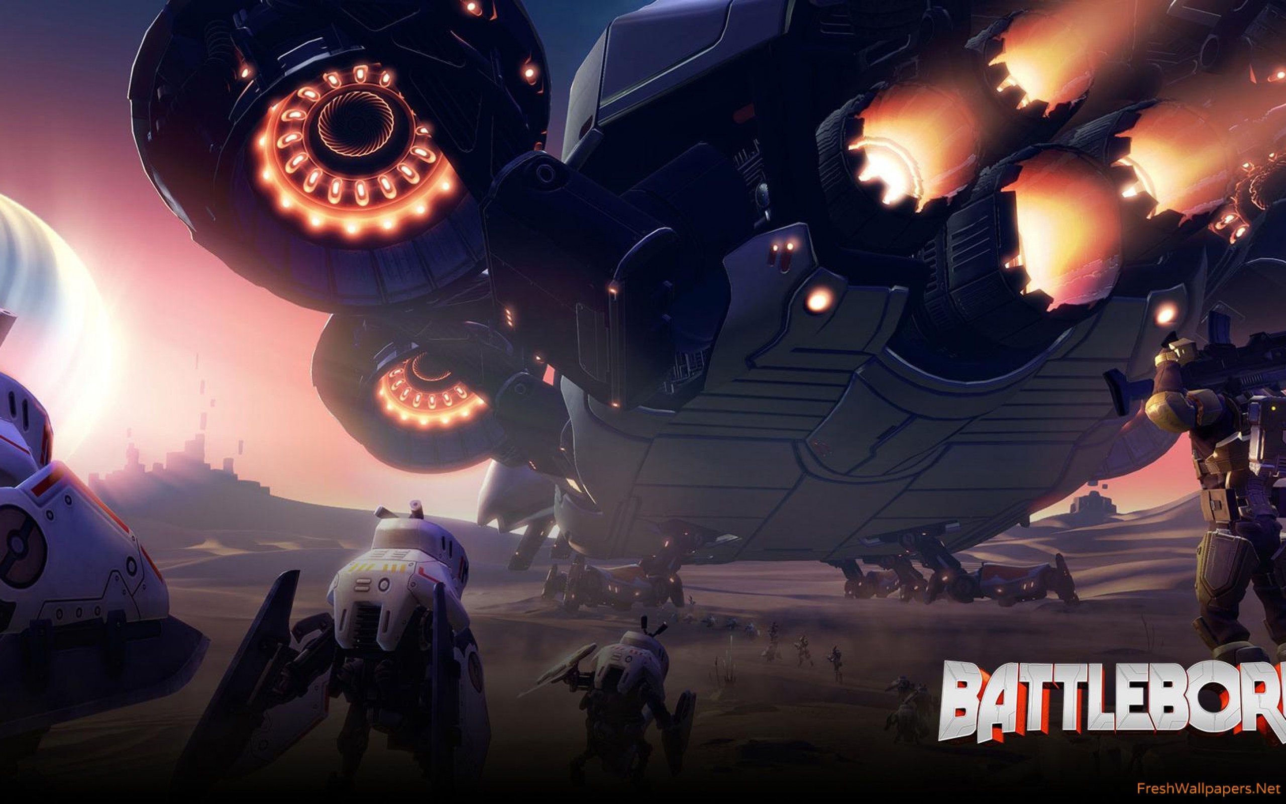 Spaceship In Battleborn Wallpaper - Pc Game , HD Wallpaper & Backgrounds