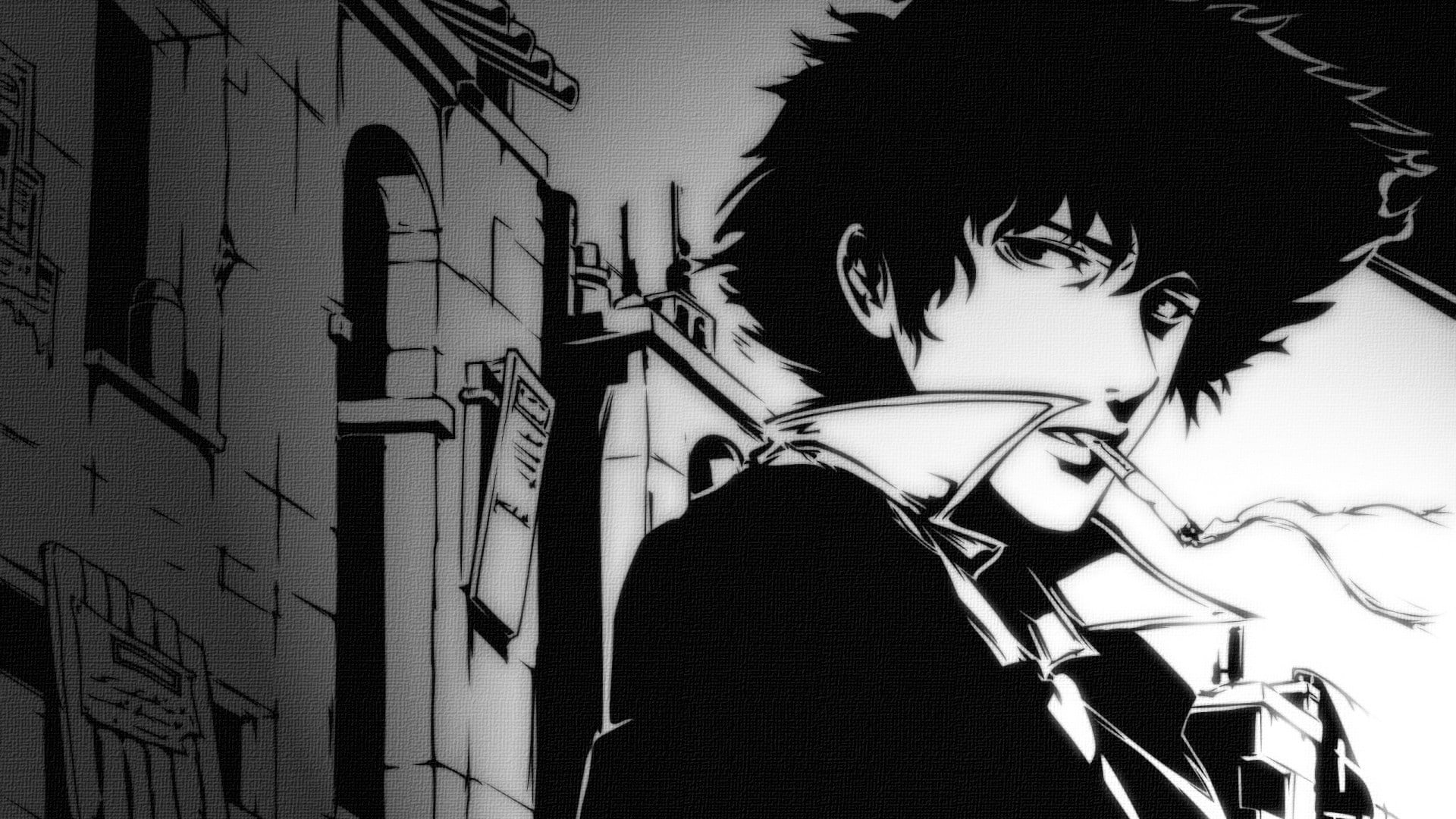 Cowboy Bebop, Smoking, Anime Boys, Cigarettes, Spike - Cowboy Bebop Spike Profile , HD Wallpaper & Backgrounds