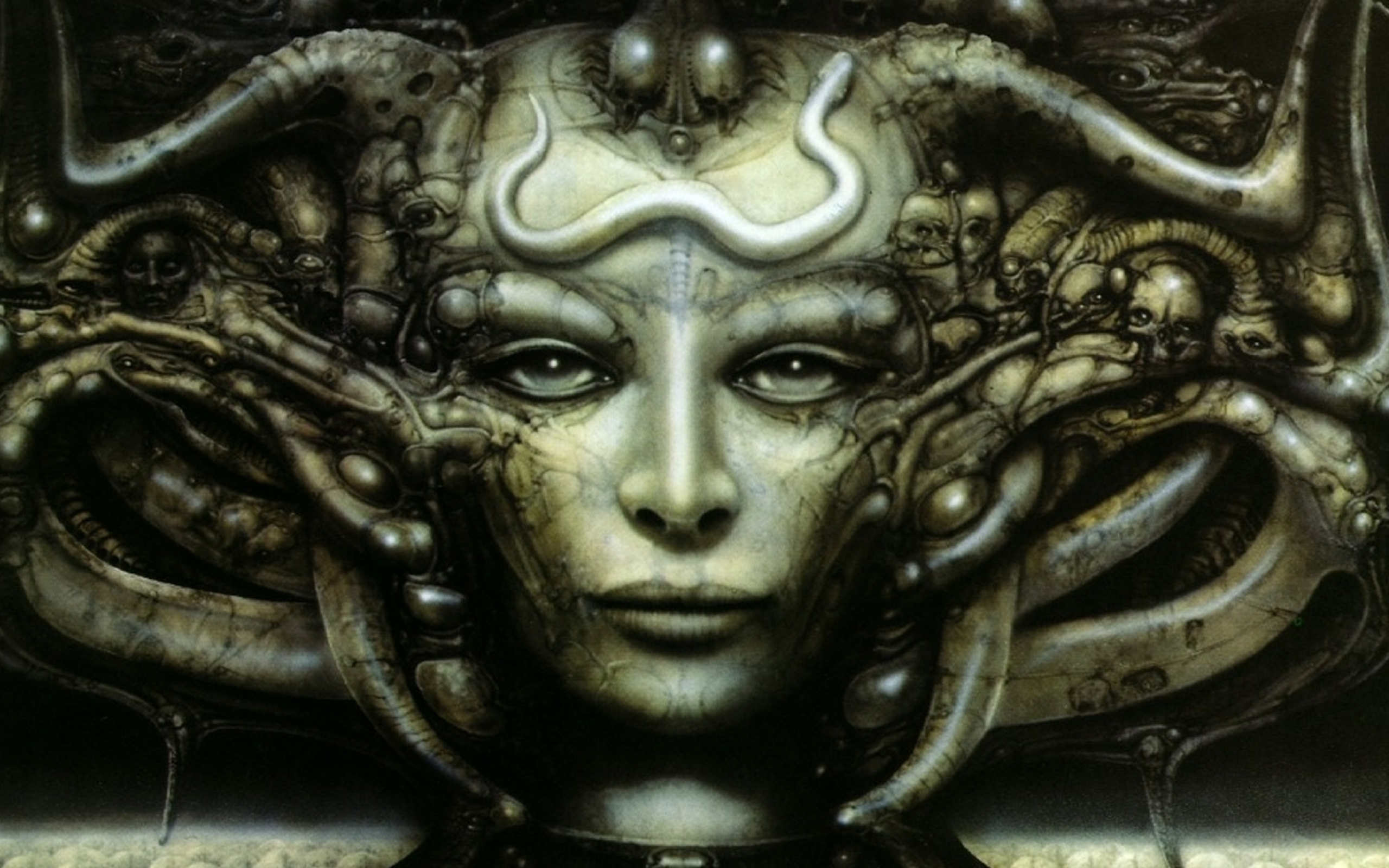 Giger's Necronomicon - Hr Giger , HD Wallpaper & Backgrounds