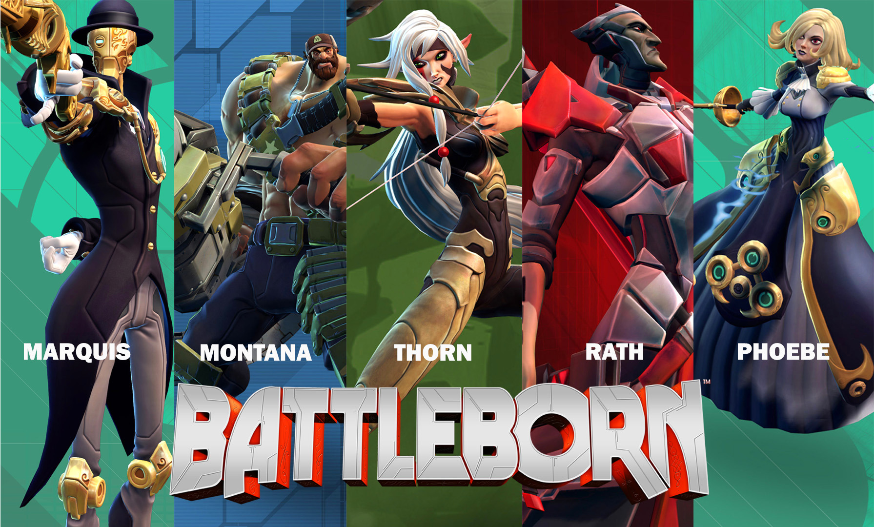 Battleborn All Dlc Characters , HD Wallpaper & Backgrounds