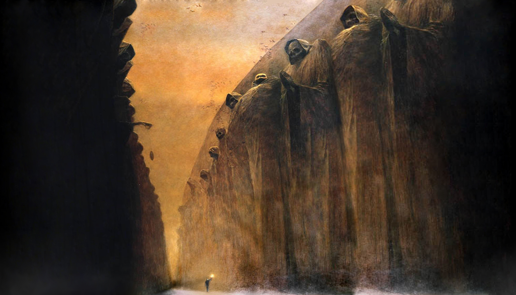 View Made This Wallpaper A Year Ago S - Beksinski Valley Of Death , HD Wallpaper & Backgrounds