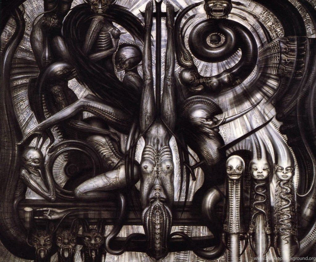 Wallpapers Hr Giger Necronomicon P Desktop Background - Perverted Art By Hr Giger , HD Wallpaper & Backgrounds