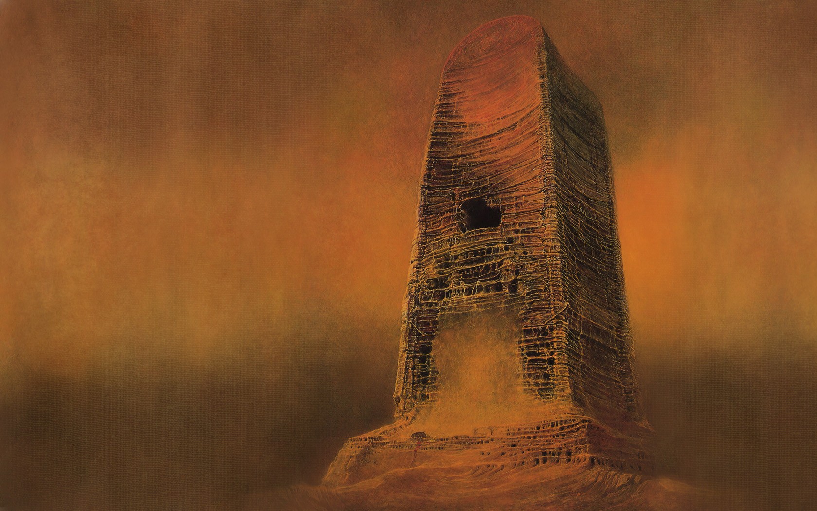 Standard 4 3 Source - Zdzislaw Beksinski , HD Wallpaper & Backgrounds