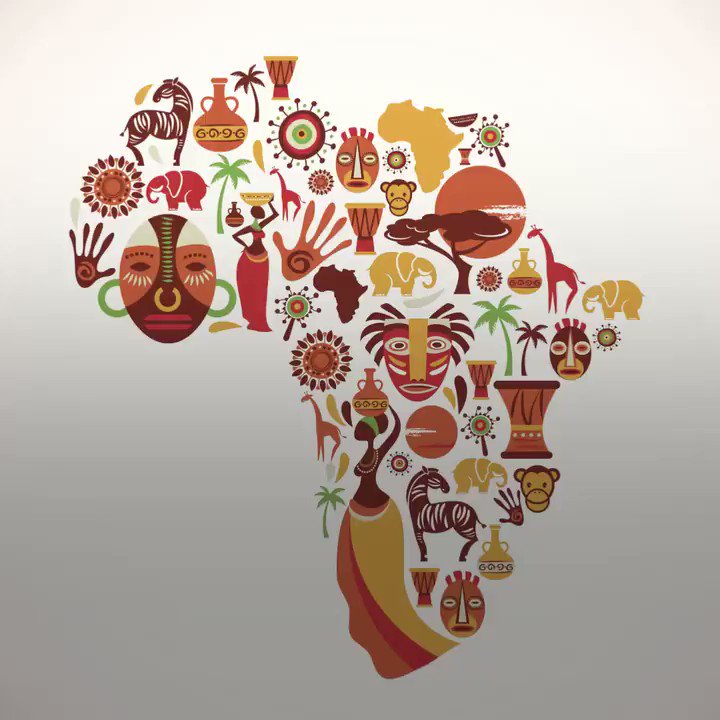 Video Player - Art Map Of Africa , HD Wallpaper & Backgrounds