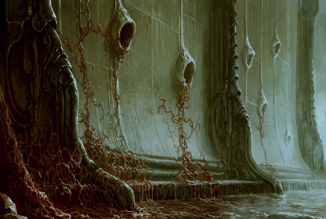 Now This Is A Videogame Worthy Of Beksinski's Haunting - Scorn Game Concept Art , HD Wallpaper & Backgrounds
