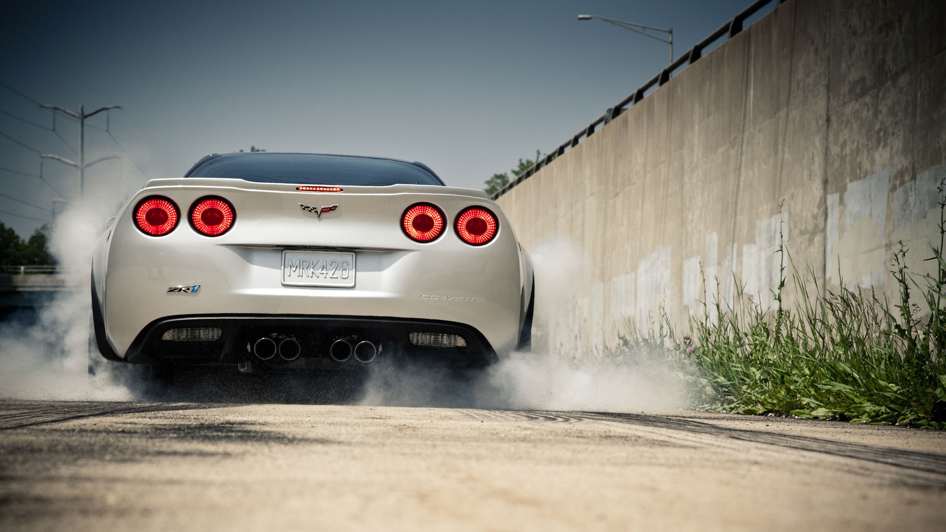#corvette, #burnout, #car, #usa, #smoke, # - Corvette C6 , HD Wallpaper & Backgrounds