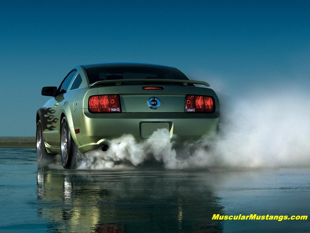 2005 Mustang Burnout Wallpaper - Car Causing Global Warming , HD Wallpaper & Backgrounds