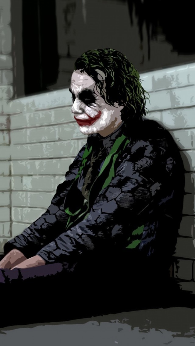 Download Jocker, Boring Wallpaper - Joker The Dark Knight Cover , HD Wallpaper & Backgrounds