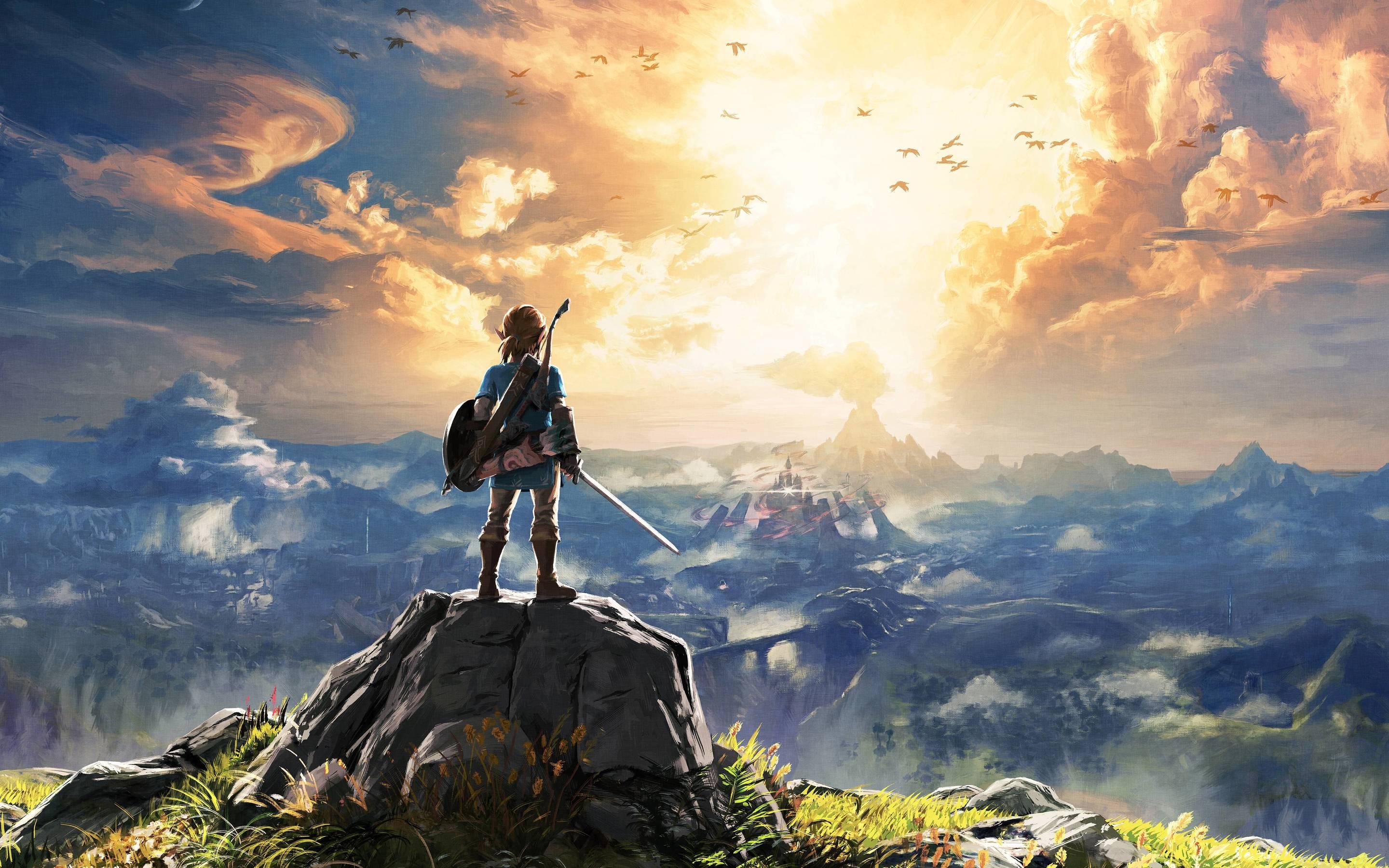 Zelda Breath Of The Wild Wallpaper 4k , HD Wallpaper & Backgrounds
