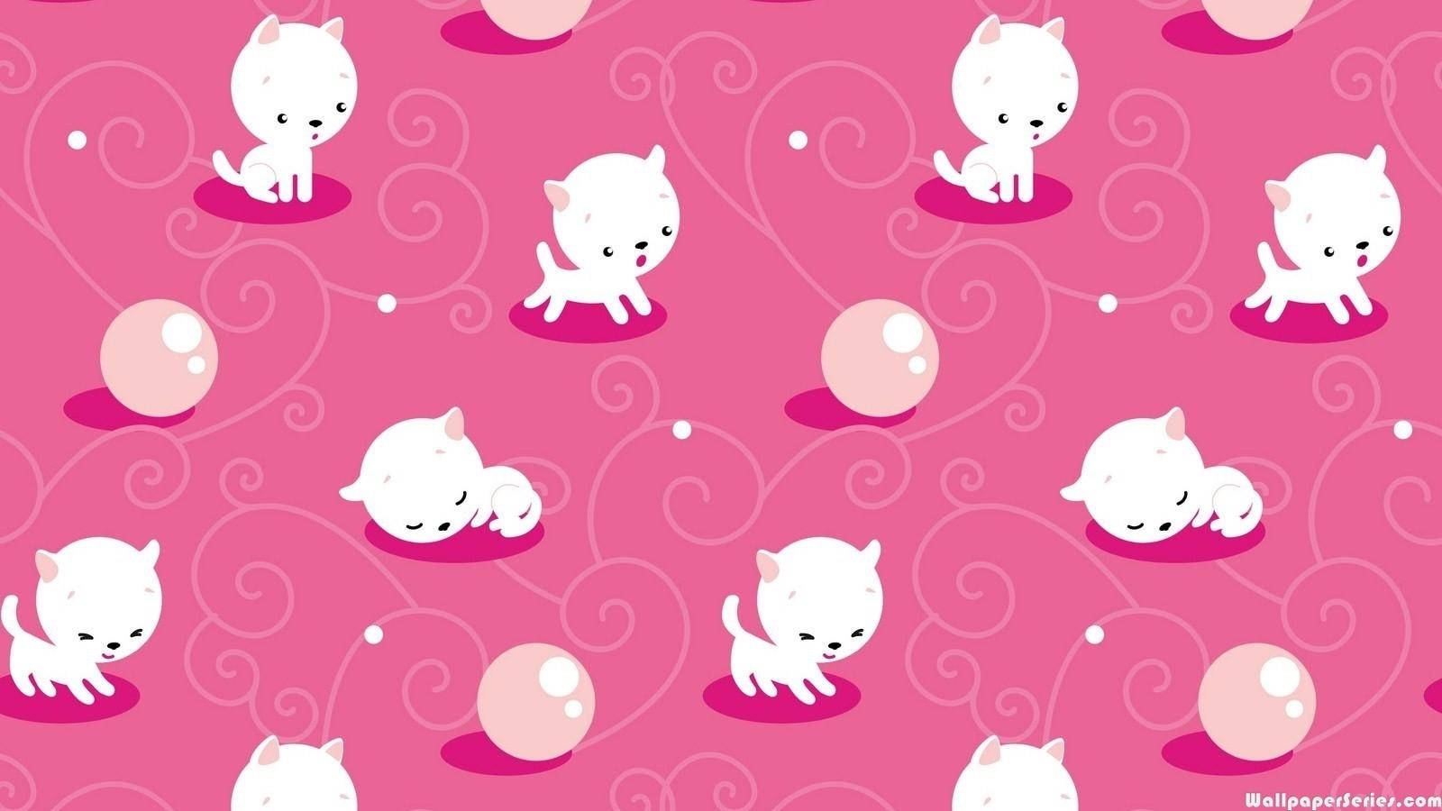 Hd Cute Cat Pattern Wallpaper - Cute Pattern Wallpaper Hd , HD Wallpaper & Backgrounds