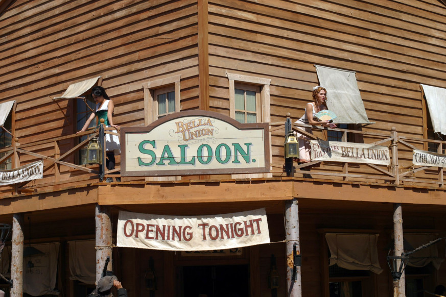 Deadwood Achtergrond Containing A Tavern And A Multiplex - Bella Union Saloon Deadwood , HD Wallpaper & Backgrounds