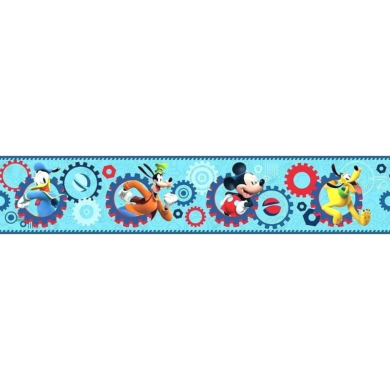 Mickey Mouse Wall Border Mickey Mouse Clubhouse Wall - Mickey Mouse Clubhouse Border , HD Wallpaper & Backgrounds