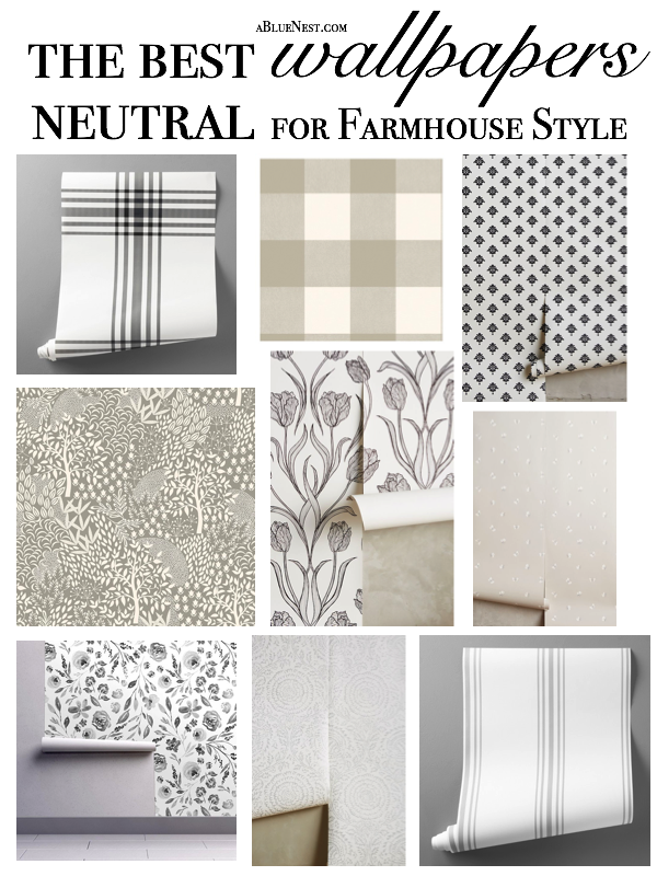 The Best Neutral Wallpapers For Farmhouse Style - Farmhouse Style , HD Wallpaper & Backgrounds