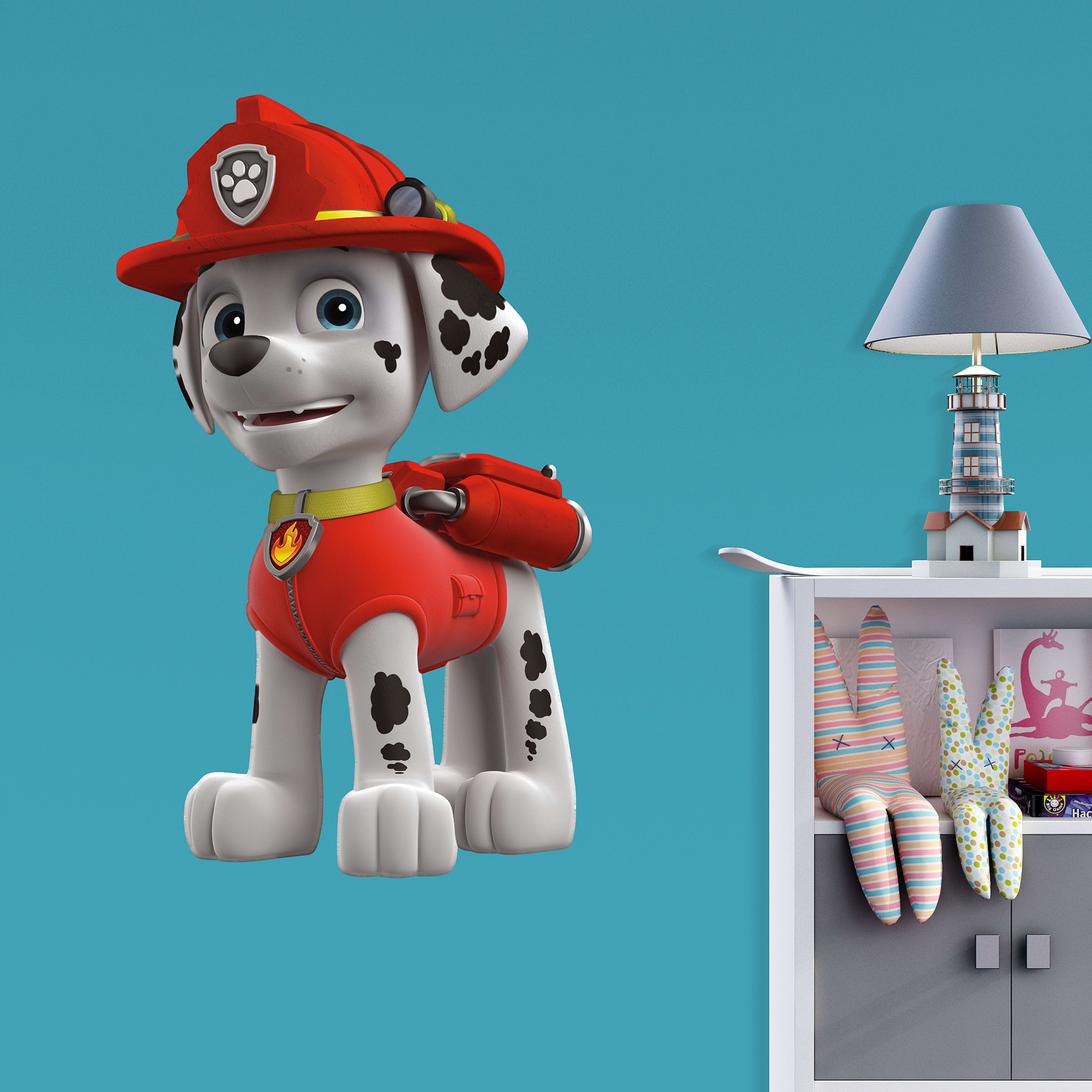 X-large Officially Licensed Paw Patrol Removable Wall - Paw Patrol Marshall Poster , HD Wallpaper & Backgrounds