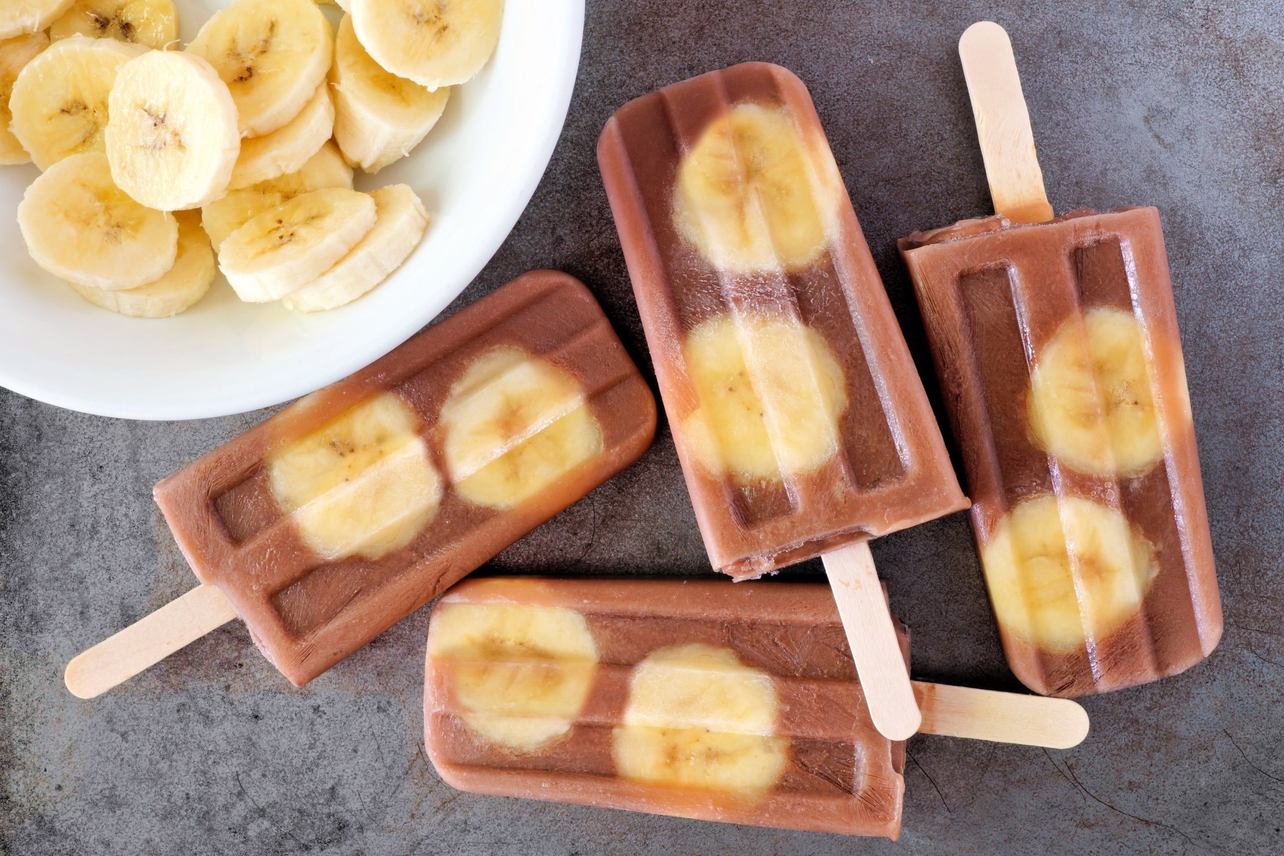 Popsicle, Ice, Fruit, Food, Multi Colored, Food And - Ice Candy Banana , HD Wallpaper & Backgrounds