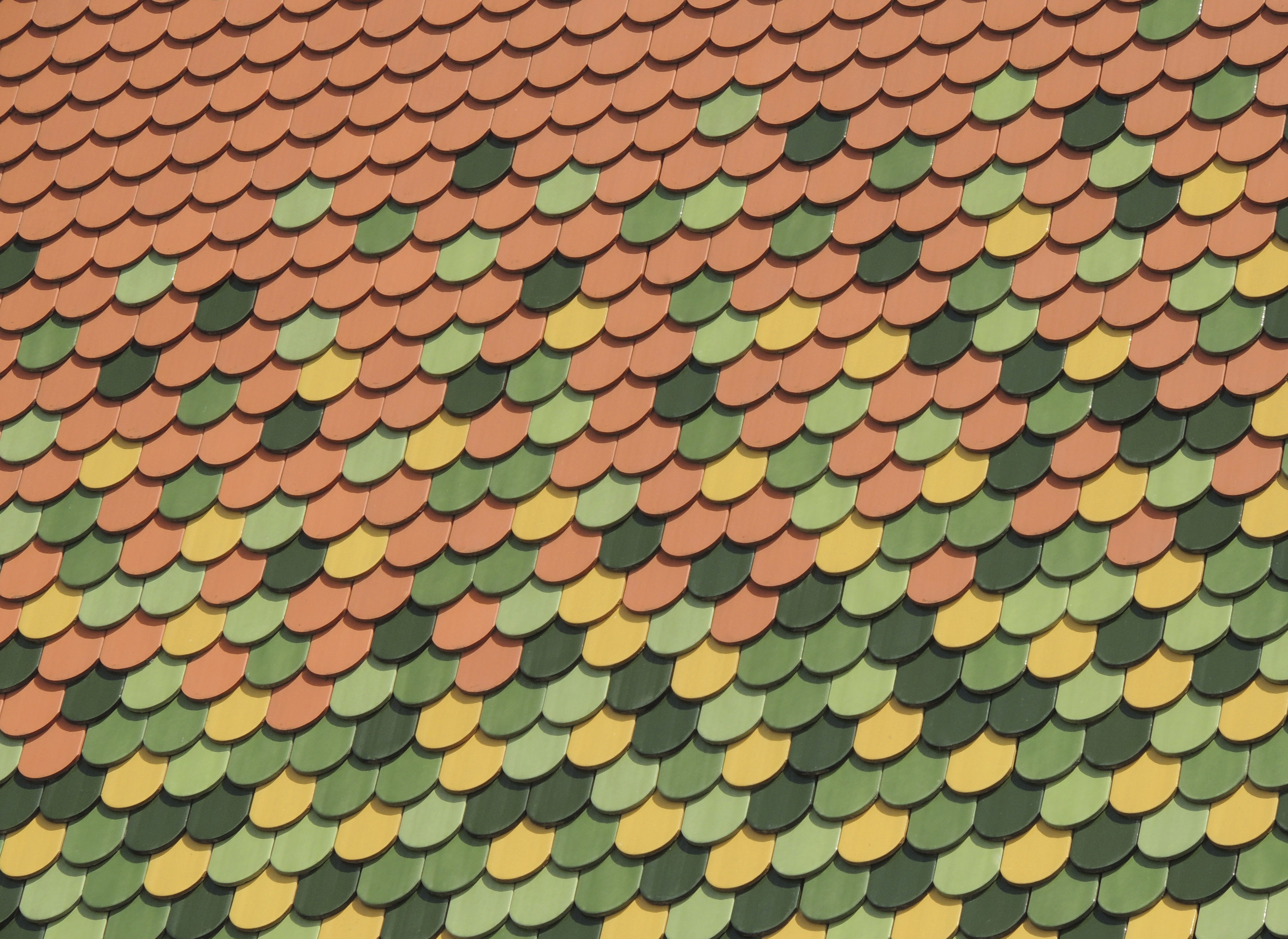 Pink, Green, And White Popsicle Sticks - Multi Color Shingle Roof , HD Wallpaper & Backgrounds